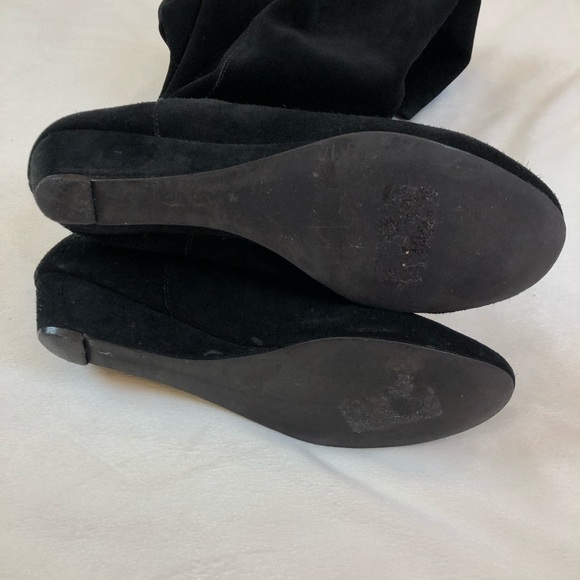 Steve Madden suede knee high boots black size 10 - Picture 6 of 8